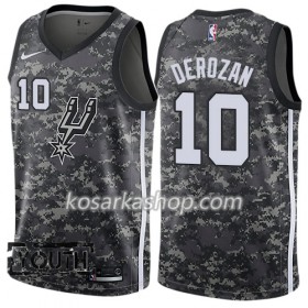 Dres San Antonio Spurs DeMar DeRozan 10 Nike City Edition Crna Swingman - Dječji